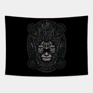 King Monkey back print Tapestry