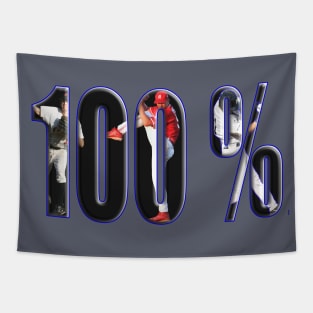 100% Baseball Tapestry