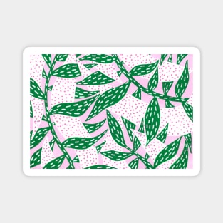 Pink green oshu Magnet