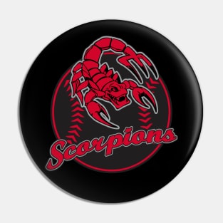 Scorpions Baseball Logo Pin