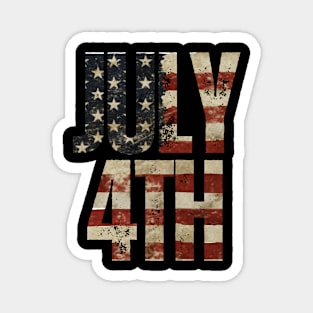 Fourth of July Magnet