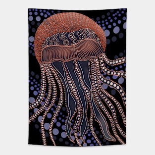 Dot Patterned Jellyfish Tapestry