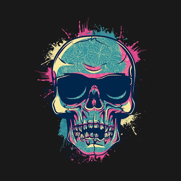 Skull and Glasses by NiceIO