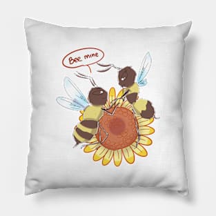 Bee Mine My Honey Bee Pillow