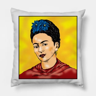 Frida Kahlo Print Pillow