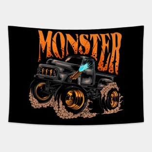 Monster Truck Tapestry