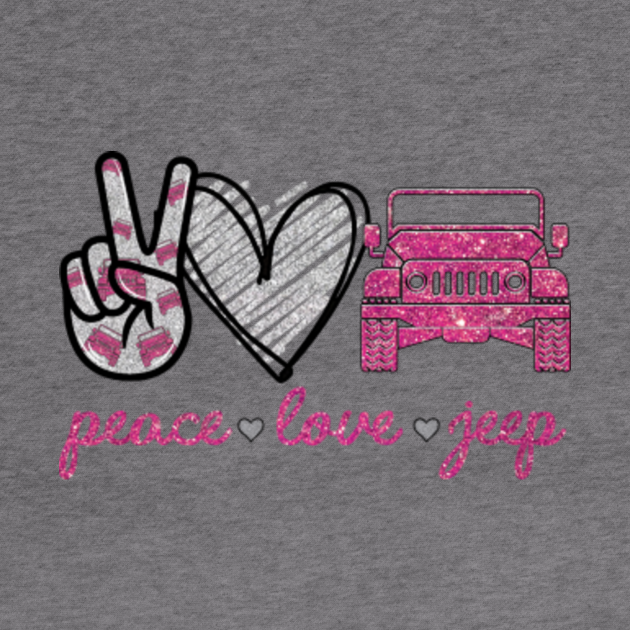 Download Peace love Jeep - Peace Love Jeep - Hoodie | TeePublic