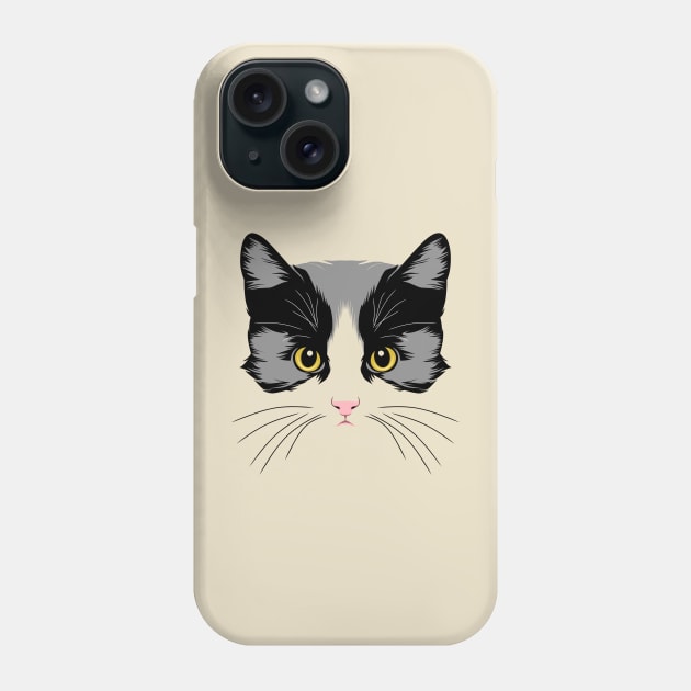 cute cat look Phone Case by Rezall Revolution