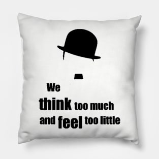 Charlie Chaplin quote Pillow