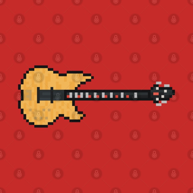 Pixel King Bass Guitar by gkillerb