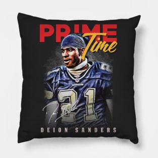 Deion Sanders Aesthetic Tribute 〶 Pillow