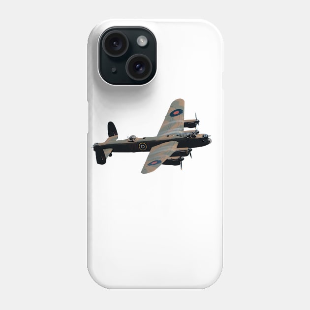 RAF Avro Lancaster Bomber WW2 Phone Case by Dirty Custard Designs 