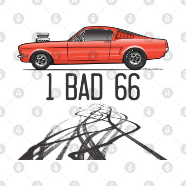 One Bad-Signal Flare Red - 1966 Fastback - Phone Case