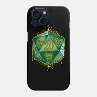 Magic Dice Emerald Phone Case