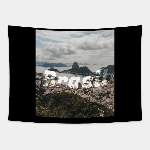 Brasil Paradise Tapestry by placeandphrase