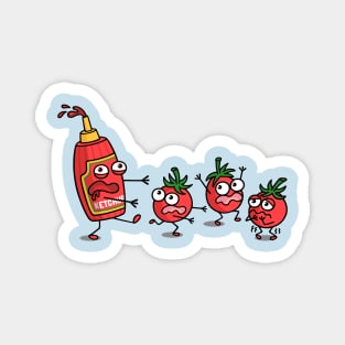 Zombie Ketchup Magnet