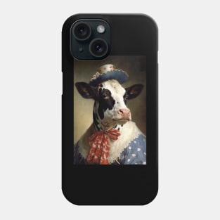 Mistress of Moo Manor - Classic Cow Portrait Phone Case