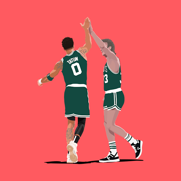 Celtics Past and Present by dbl_drbbl