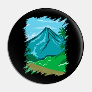 Mayon Volcano Albay Philippines Pin