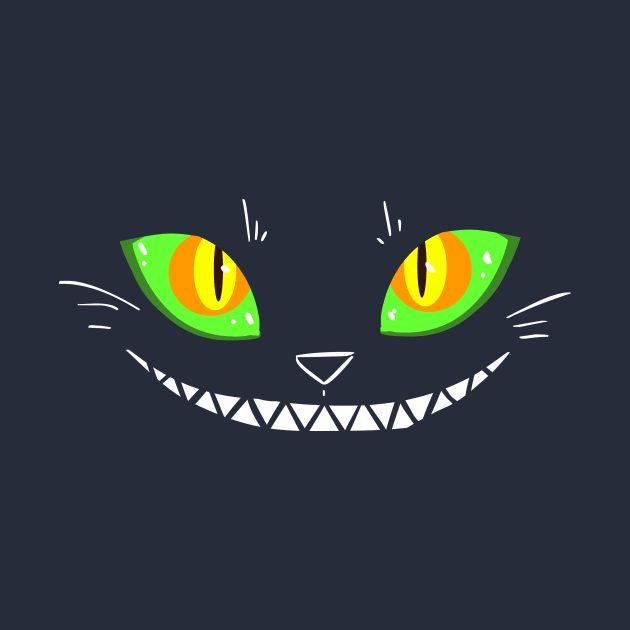 Creepy Cat Face by sky665