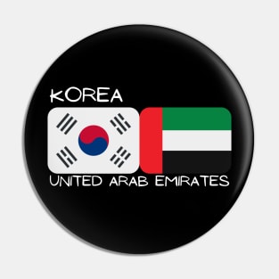 Korean Emirati - Korea, United Arab Emirates Pin