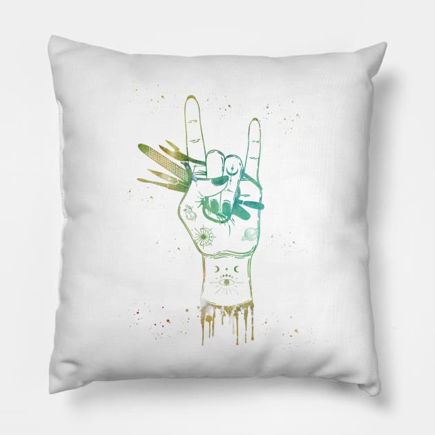 Nail Salon Art Pillow by erzebeth