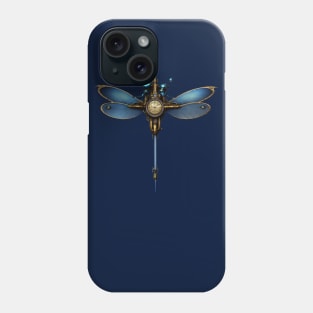 Steampunk Dragonfly Blue Phone Case