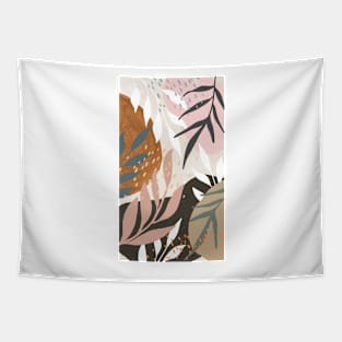 Pastel Floral Leafs Celestes Studio© Tapestry