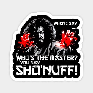 WHEN I SAY SHO NUFF Magnet