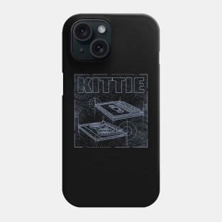 Kittie Technical Drawing Phone Case