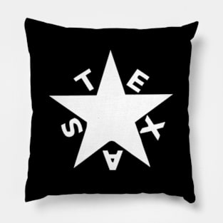 Lorenzo De Zavala Texas Flag Pillow