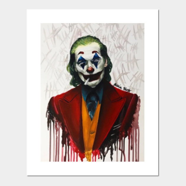 Joker Painting Joker Posters And Art Prints Teepublic