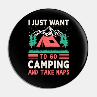 Camping Pin