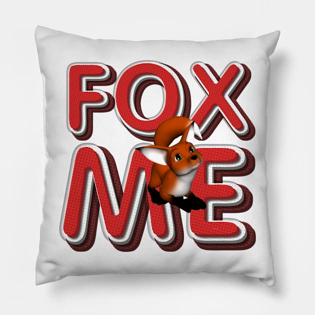 Fox Me Pillow by teepossible