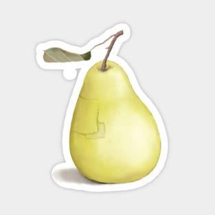 yellow pear Magnet