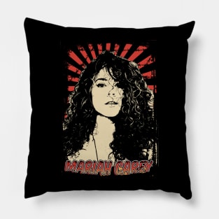 Mariah Carey 90s Retro Vintage Aesthetic Pillow