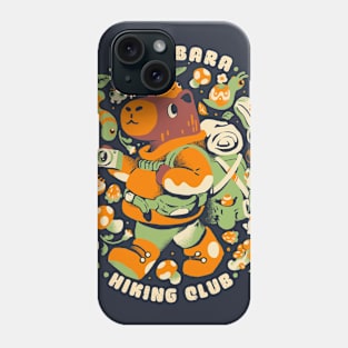 Capybara Hiking Club Phone Case