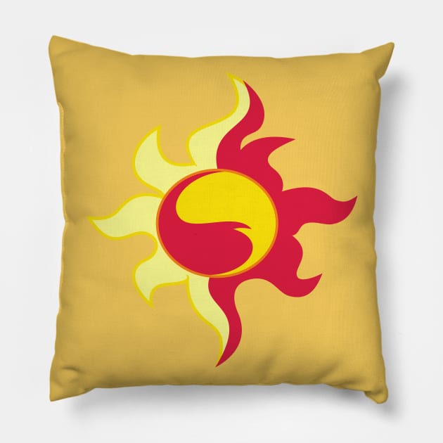 My little Pony - Sunset Shimmer Cutie Mark Pillow by ariados4711