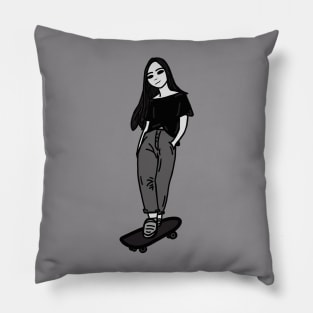 Skater Girl Pillow