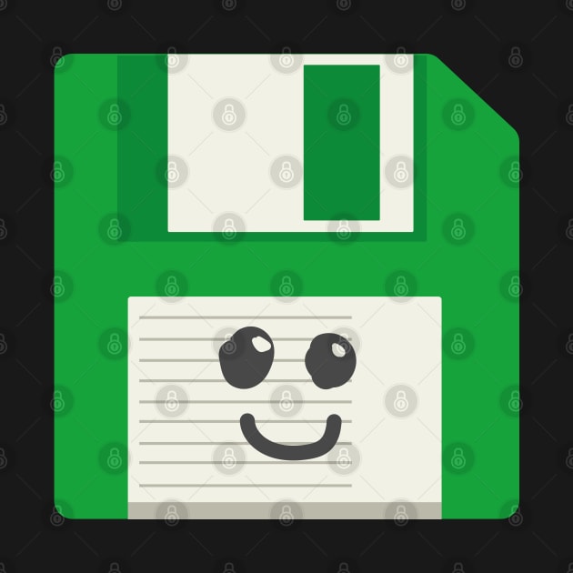 Vintage Floppy Disk | Retro Computer | Nerd and Geek by Fluffy-Vectors