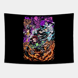 Upermon X Hashira Tapestry