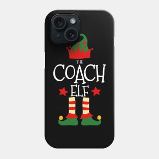 Coach Elf Matching Family Group Christmas Party Pajamas Phone Case