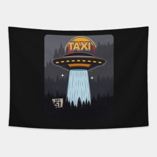 UFO TAXI Tapestry