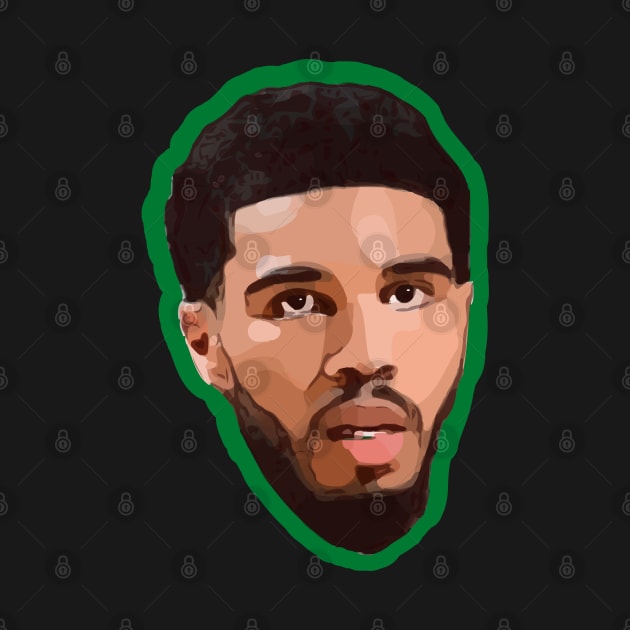 Jason Tatum Boston Celtics by Playful Creatives