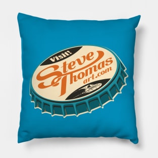 Steve Thomas Art bottle cap Pillow