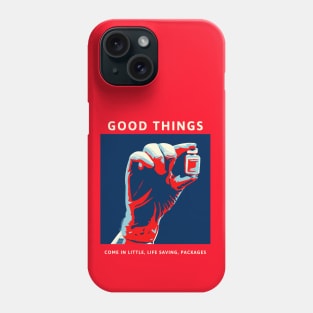 Little, Life Saving, Packages - Good Things - Vaccinations Phone Case