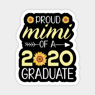 Sunflowers Proud Mimi Of A 2020 Graduate Senior Student Happy Class Of School Last Day Of School Magnet