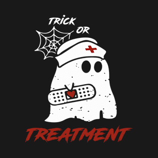 Trick Or Treatment Nurse Halloween Costume T-Shirt