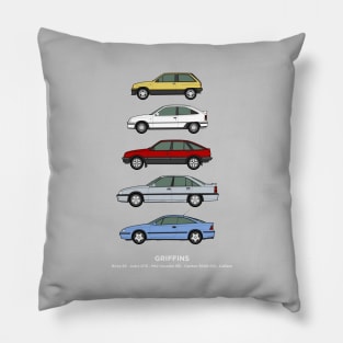 1980's classic vauxhall car collection Pillow