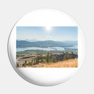 View of Osoyoos From Anarchist Mountain Viewpoint Pin